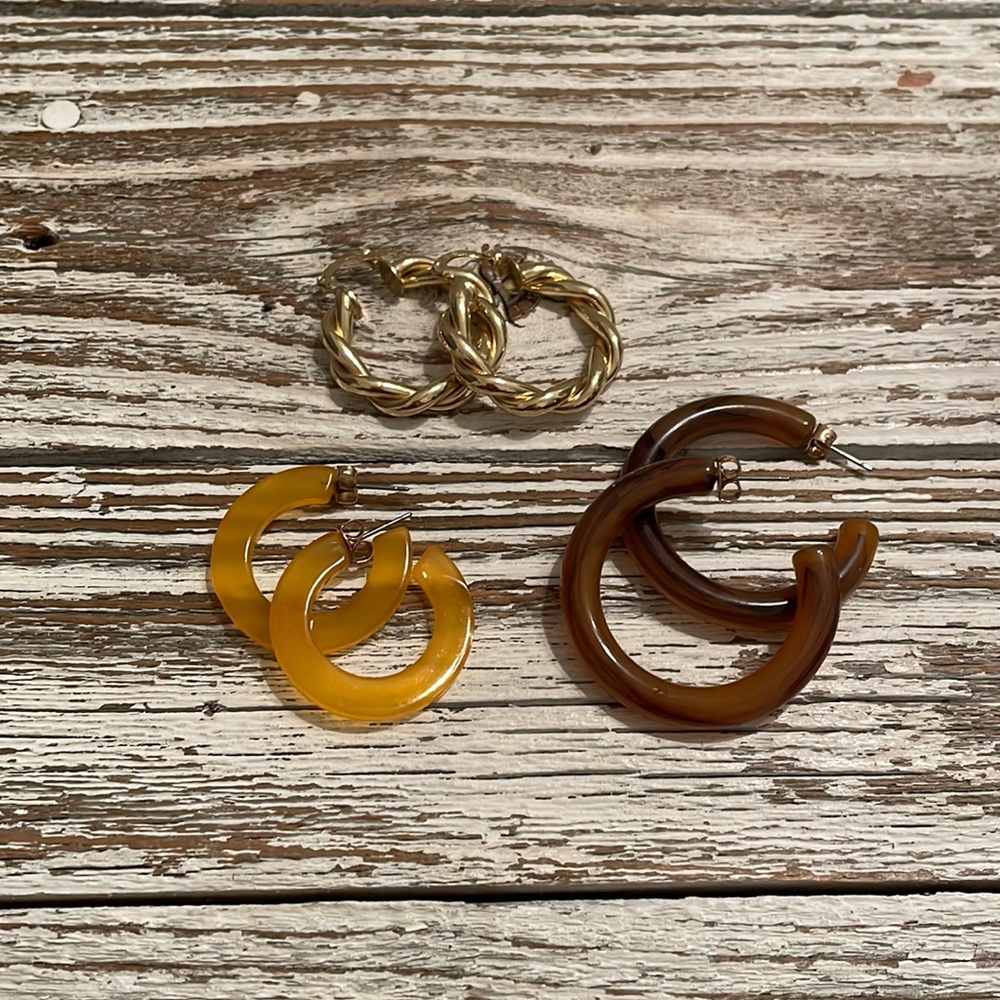 Various Hoop Earrings
